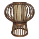 Rattan lamp 70s