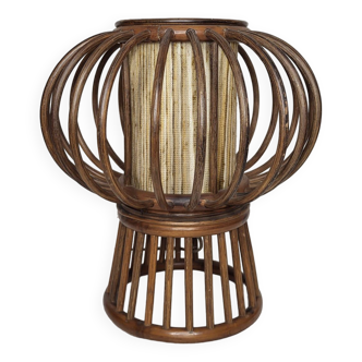 Rattan lamp 70s