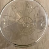 Superb old faceted liquor carafe