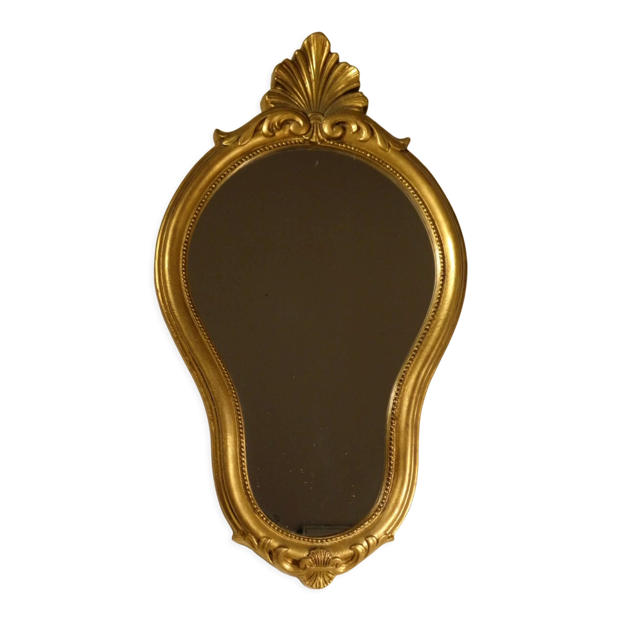 Golden mirror 70 x 40 cm