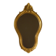 Golden mirror 70 x 40 cm