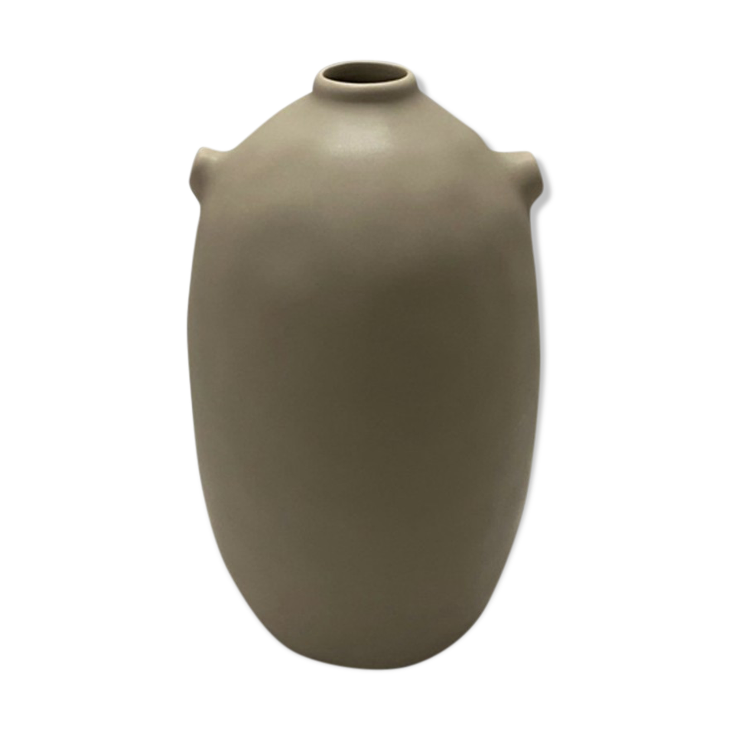 Beige ceramic vase 27cm