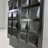 Brutalist bar storage cabinet