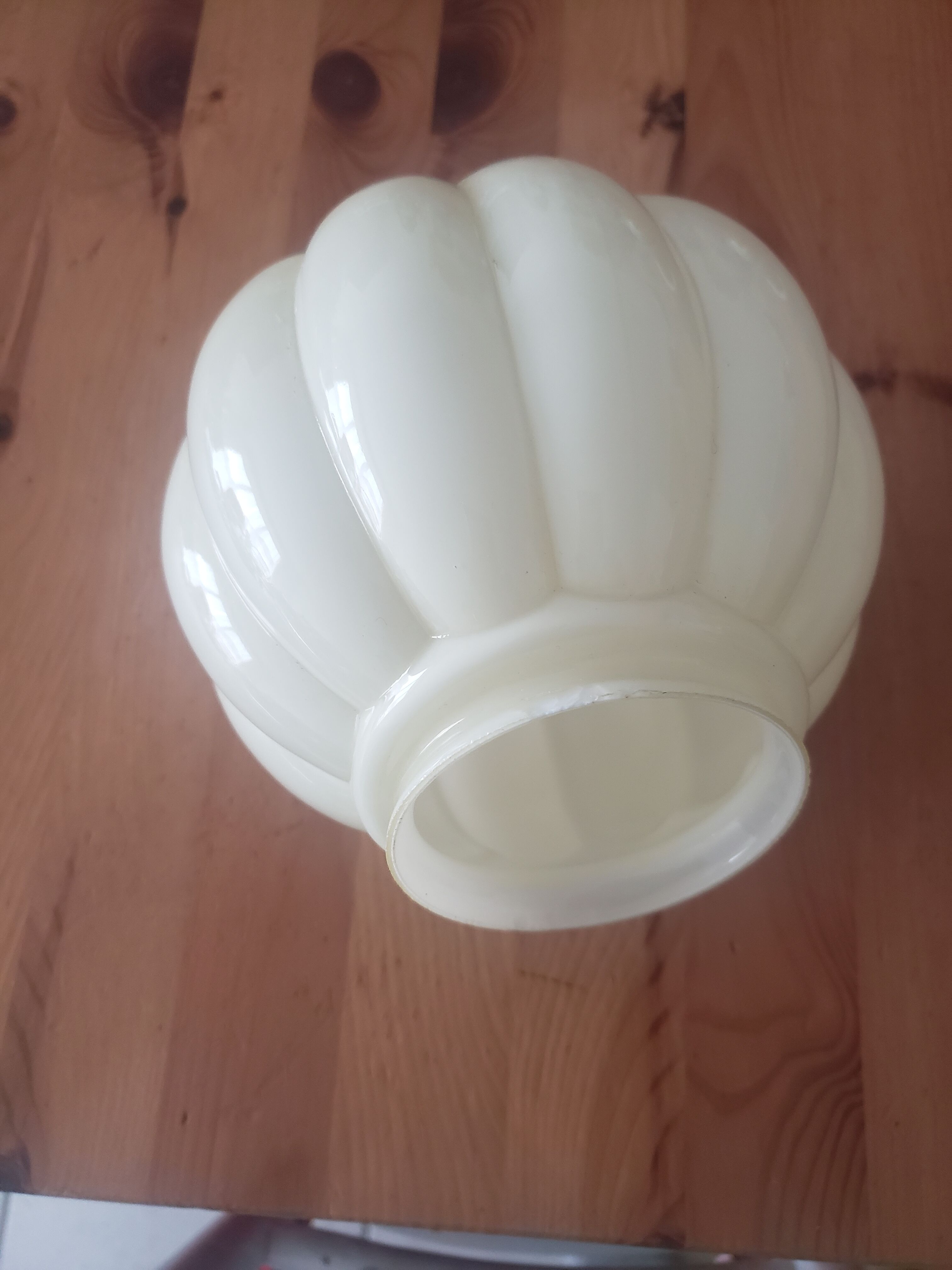 Art Deco opaline globe