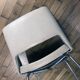 Vintage Armchair • Chrome • Beige Leatherette • 1970