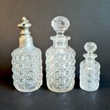 Garniture de toilette en cristal taillé Baccarat