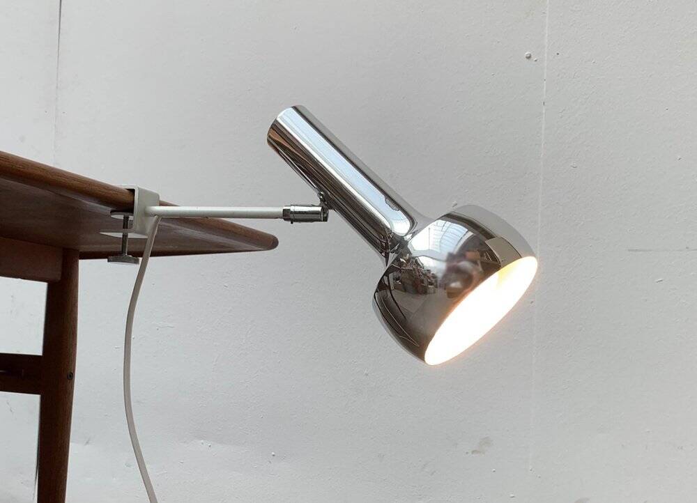 Swiss table lamp from the mid-century space age by SLZ Team for Swisslamps International.