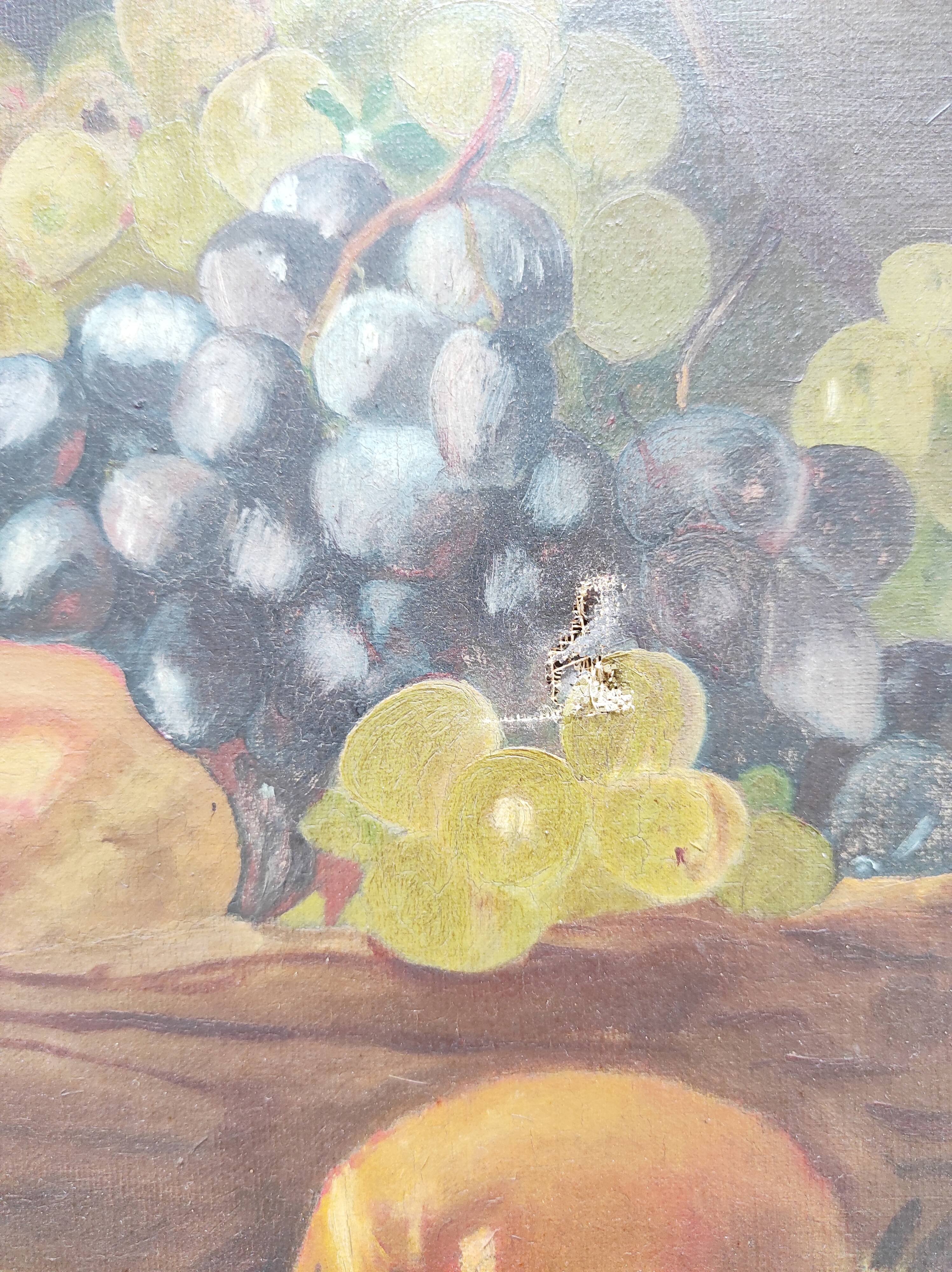 Still life oil on canvas, signed