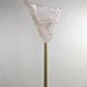 Lampadaire en laiton et verre de Murano rose par La Murrina