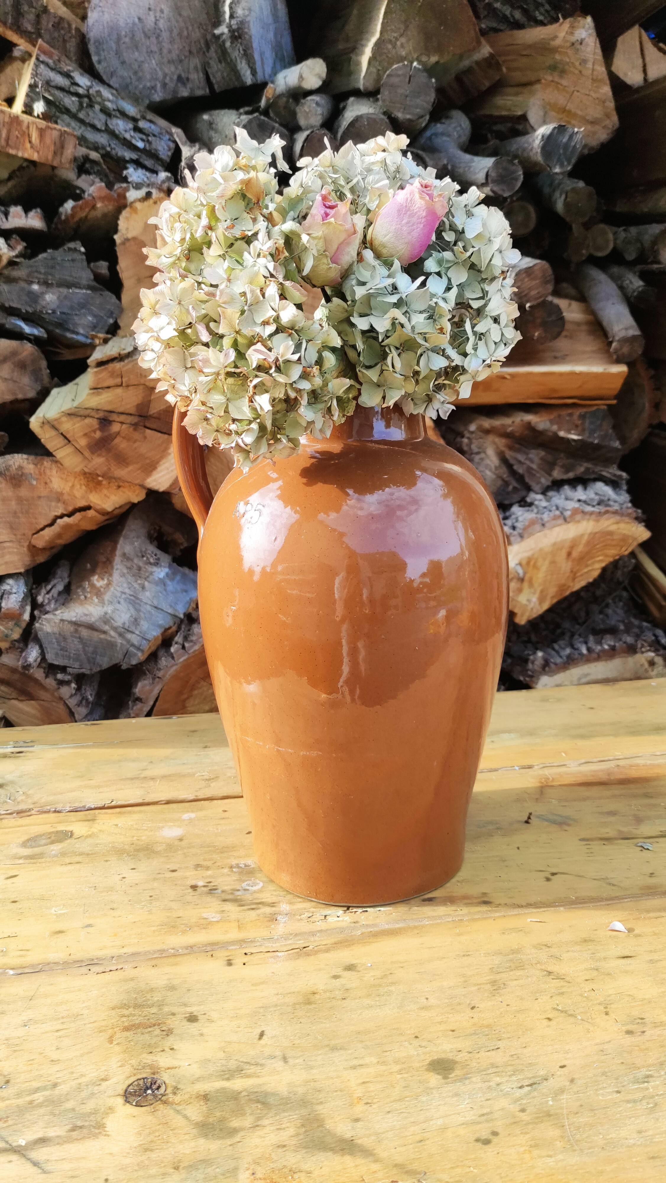 Terracotta jug, stoneware