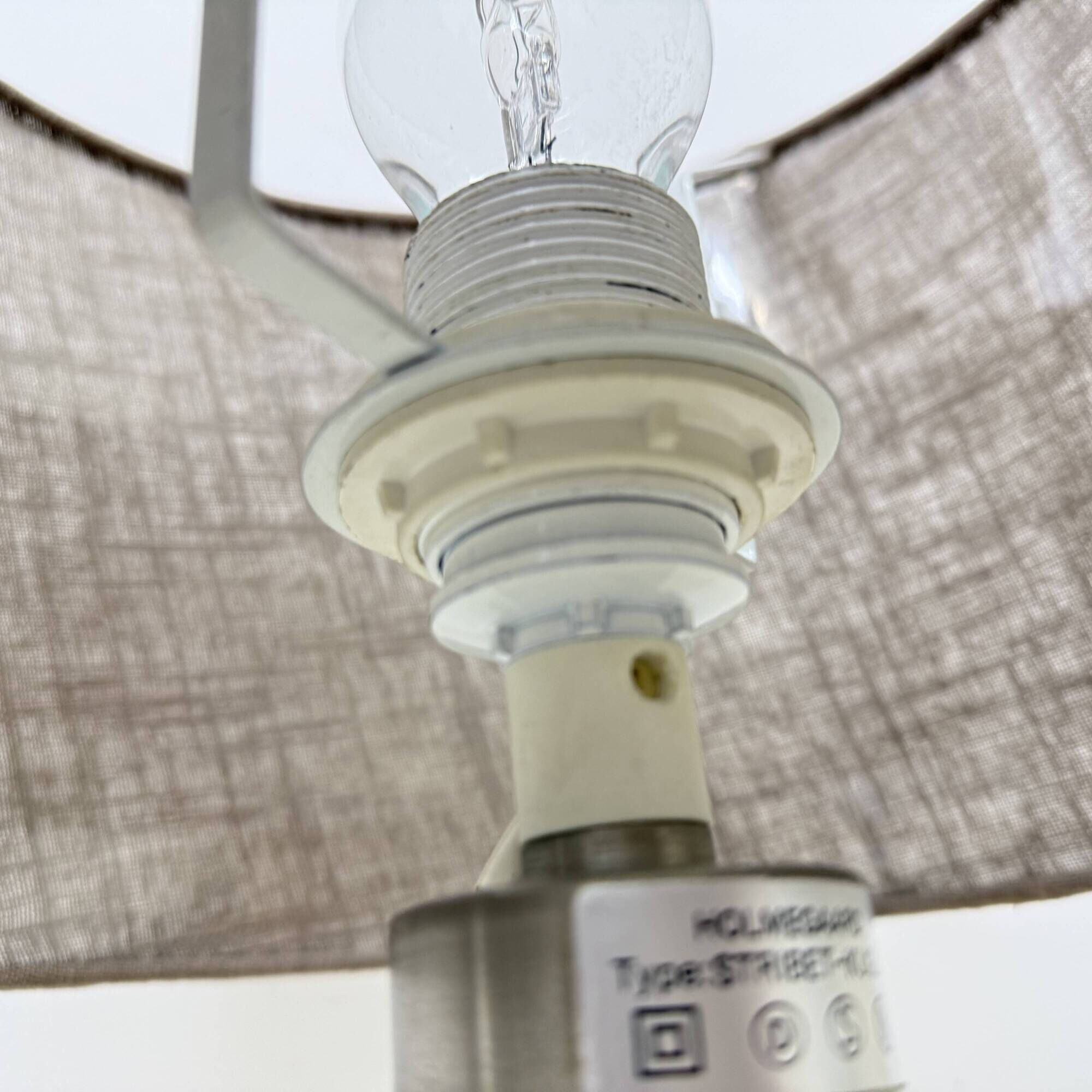 Mid-century design Holmegaard Swirl lamp , 1970s Denmark