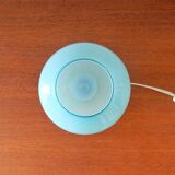 Blue ‘Fungo’ Murano glass table lamp by Massimo Vignelli for Venini, Italy 1950's
