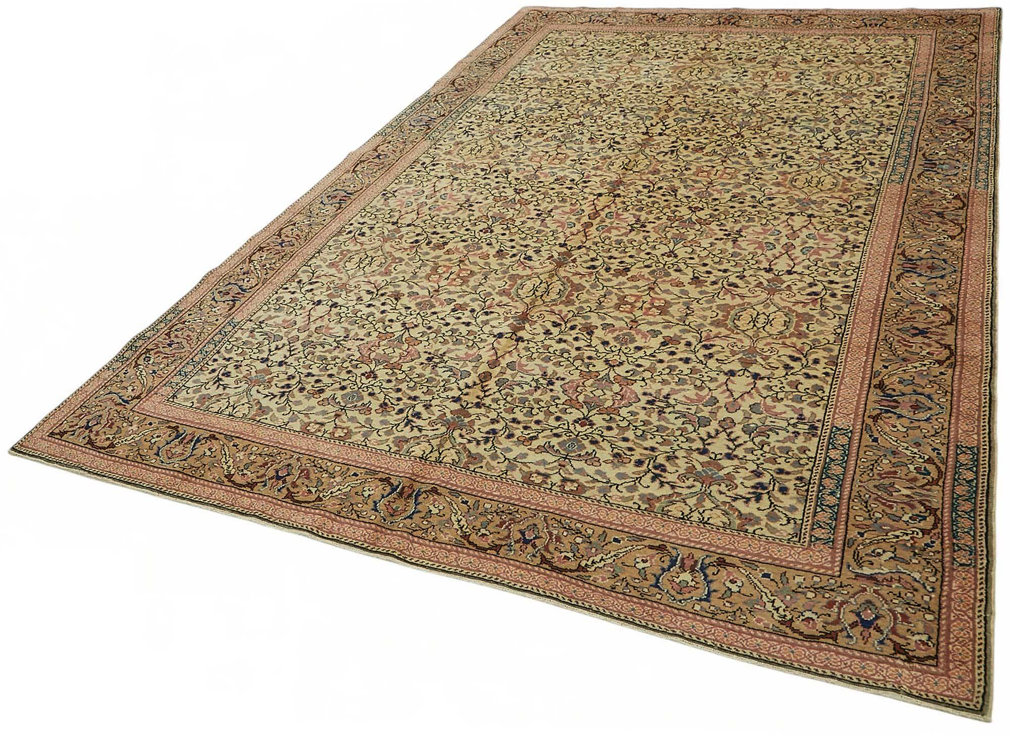 Turkish Wool Vintage Kayseri Rug 198 cm x 288 cm