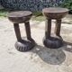 Tabourets bas africain bamiléké