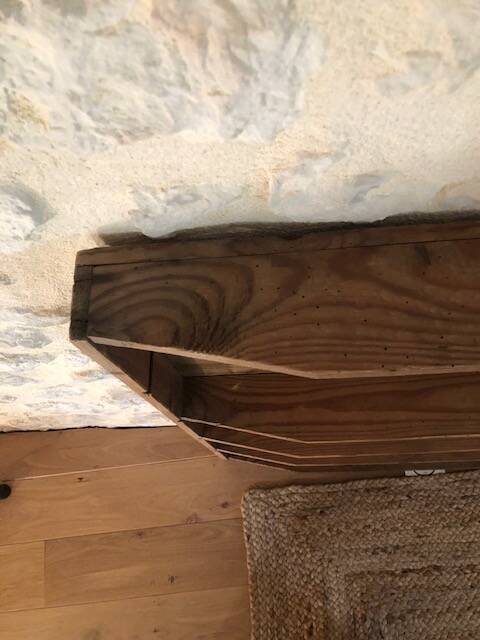 Etagère de métier en bois