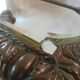 Bronze candle holder mirror