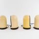 Lampe de table et applique beige intérieur en aluminium années 70