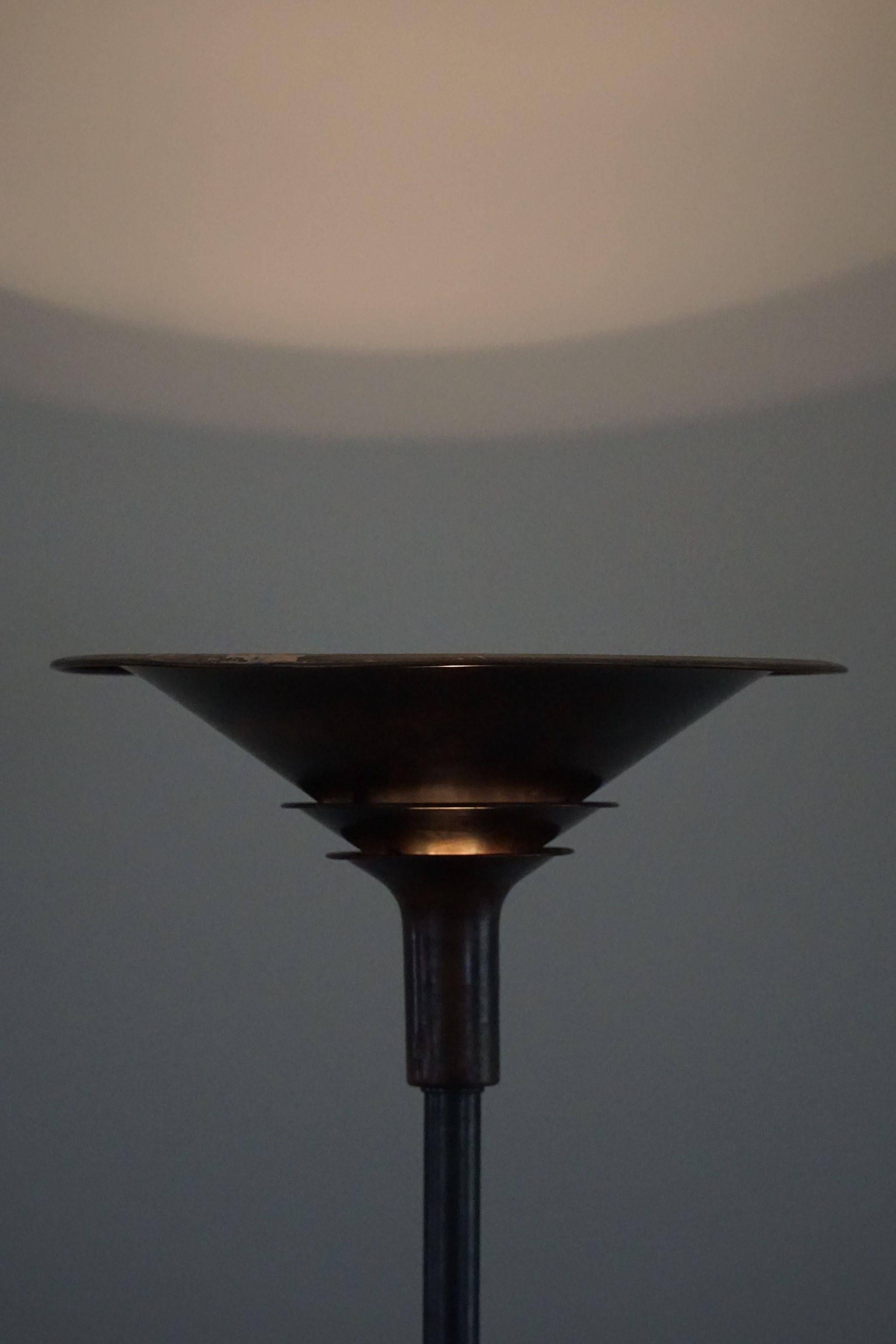 Danish Art Deco floor lamp by Louis Poulsen, model "A-Lamp", 1930s.