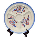 Compartmented earthenware dish