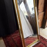 Large gilt mirror with beveled glass - Louis Philippe style