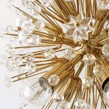 Emil Stejnar Lustre Sputnik Dandelion Gold Mid-Century, 1970s