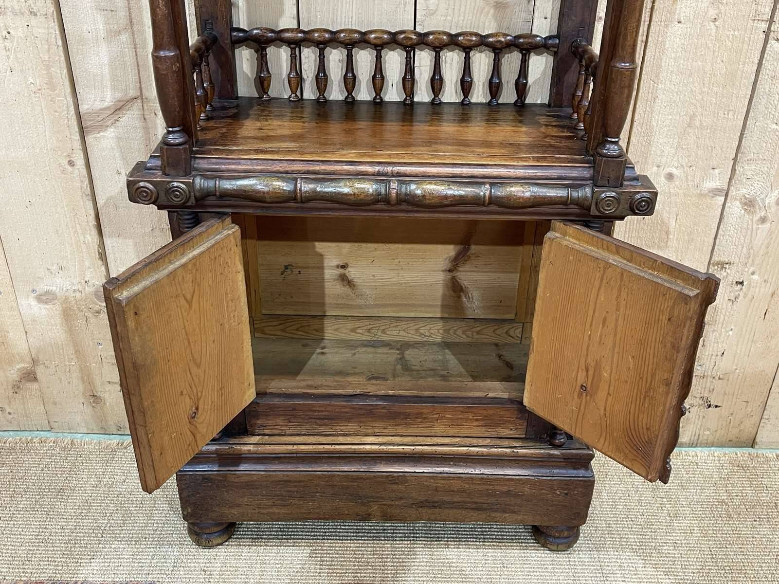 Late 19th century fir bookcase