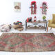 4x9 traditional hand-made vintage rug 284x134cm