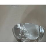 Pair of crystal candlesticks from Vannes le Chatel, 1960