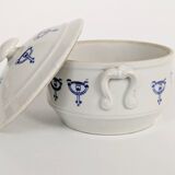 Set of 2 vintage ceramic terrines from Saint-Uze, Art Deco.