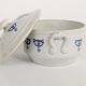 Set of 2 vintage ceramic terrines from Saint-Uze, Art Deco.
