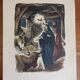 Illustration la nativité L'entrée dans la bergerie