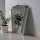 Miroir mural vintage des années 50 avec éclairage