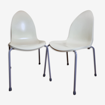 Paire de chaises "Lanceolata" design Platt & Young pour Driade (made in Italy)