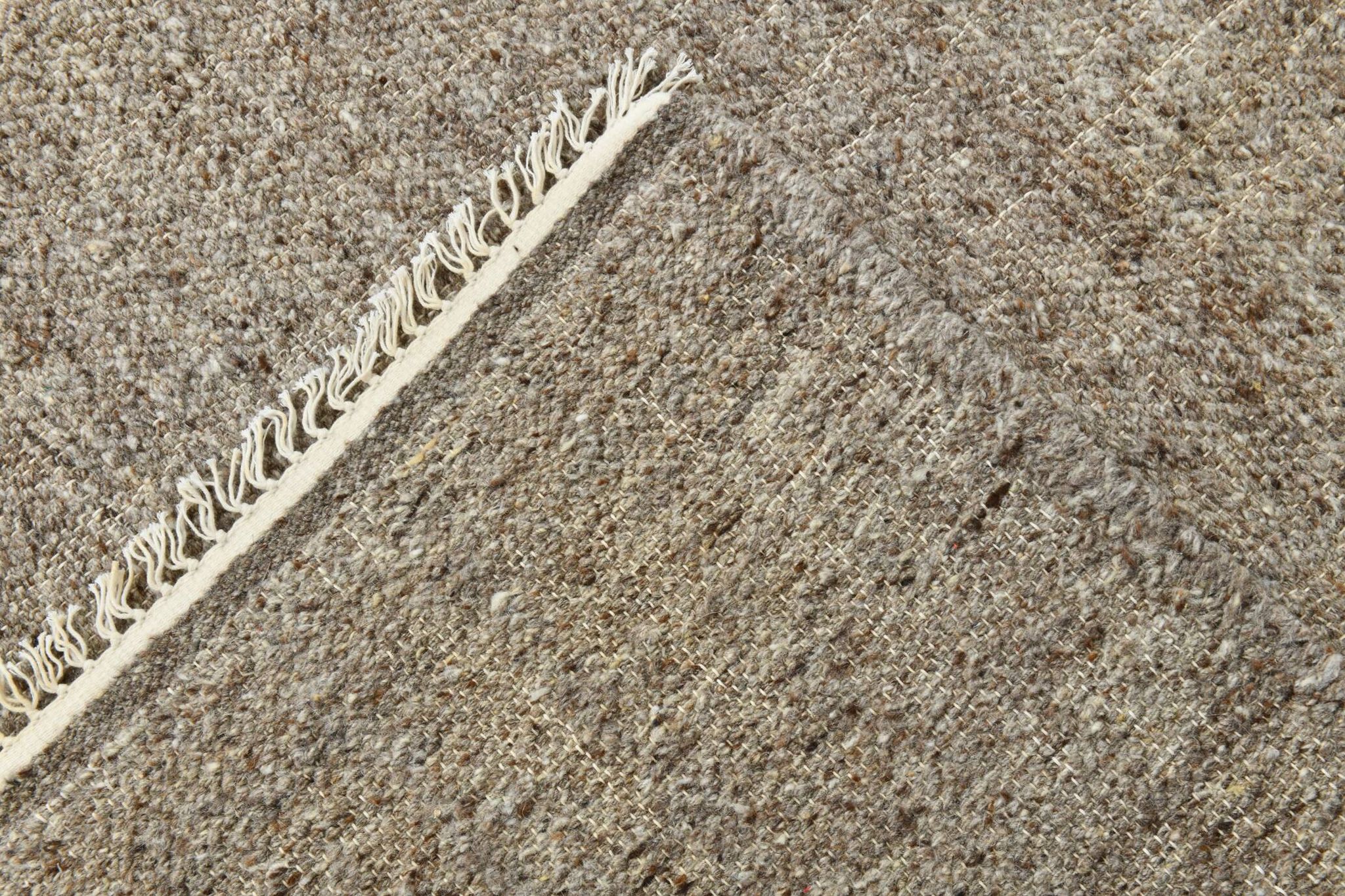 Tapis Kilim turc vintage marron uni 8x10, 255x322 cm