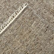 Tapis Kilim turc vintage marron uni 8x10, 255x322 cm