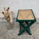 Folding stool in vintage canning