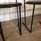 Set of 4 chairs Italy 1980 by Emilio Nanni for Fly-line