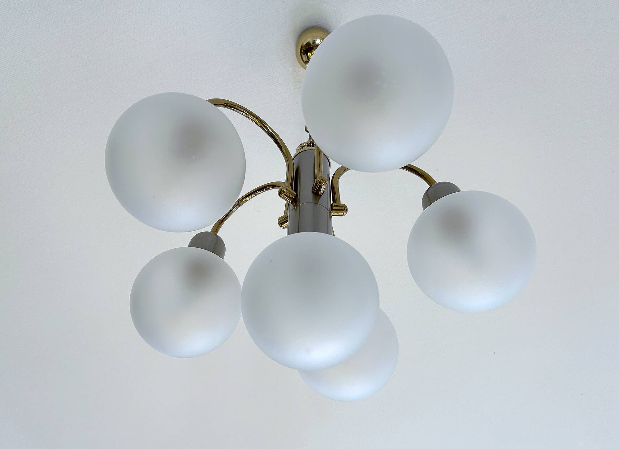 Vintage Cascade Pendant Light, 70s