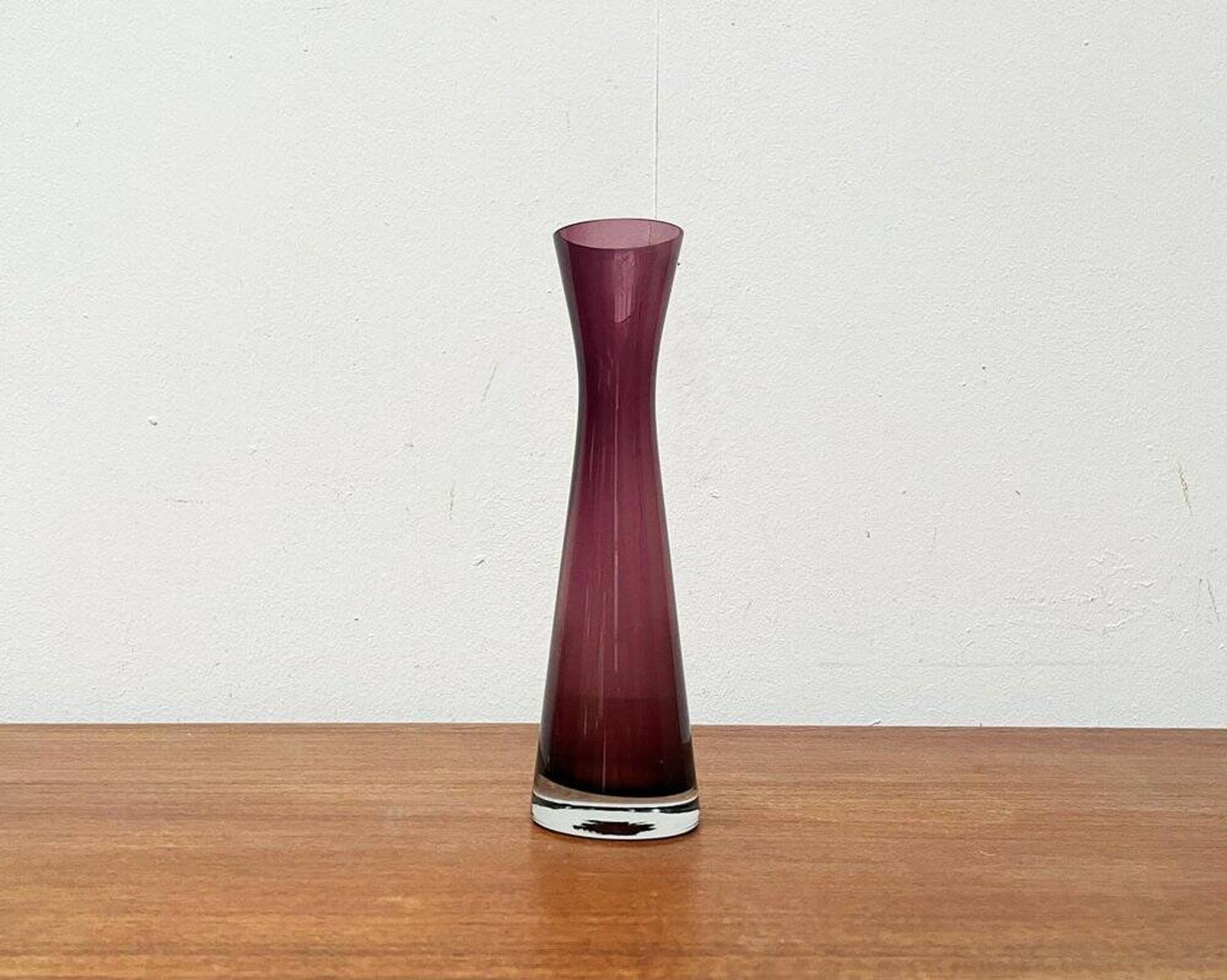 Mid-century glass vase Diabolo by Ingrid Glas, Germany, 1960s
