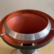 Lampe de table Space Age noire et orange