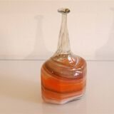 Scandinavian glass vase from Flygsfors 1970