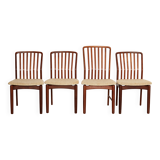 Svend Åge Madsen Teak Dining Chairs for Nørre Broby Cabinetmaker