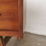 Vintage compass foot chest of drawers