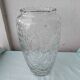 Moulded pressed glass vase