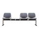 Grey aluminium bench, Danish design, 1960s, production: Denmark