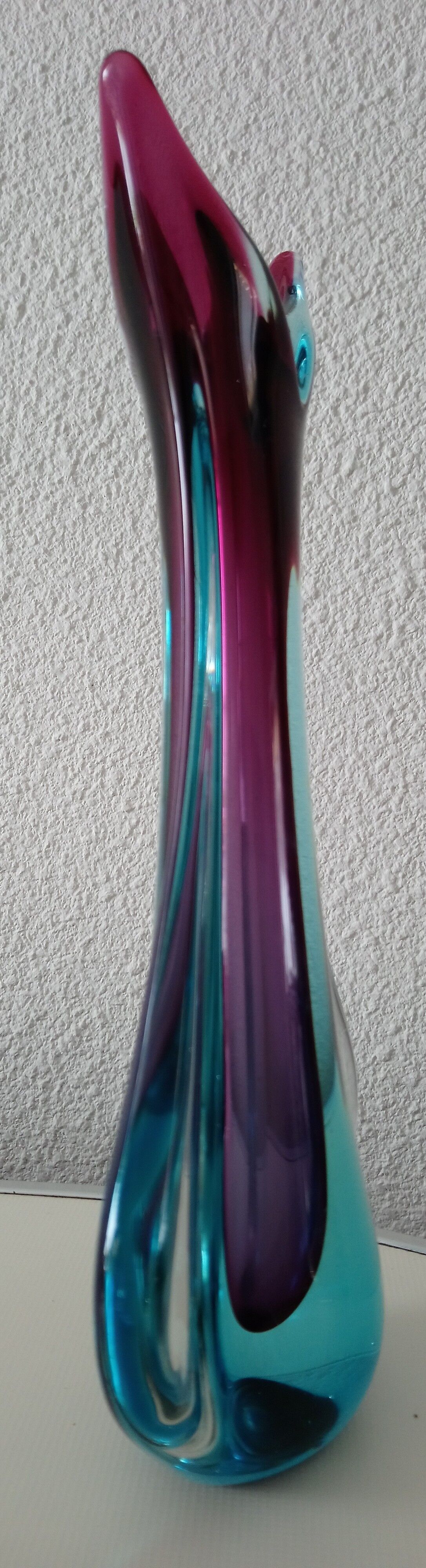 1960s Murano glass vase