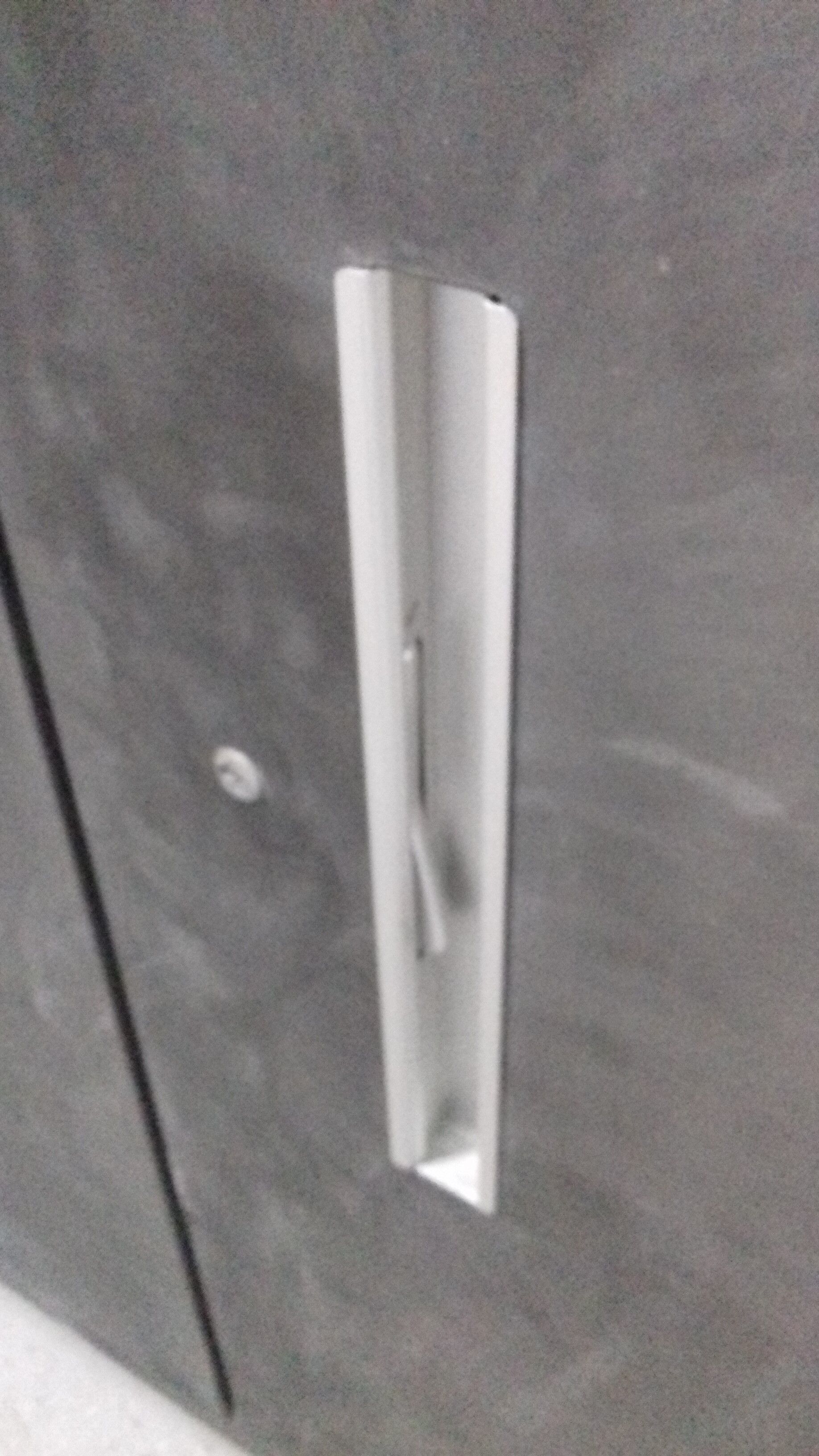 Narrow buffet polished and varnished steel mast of the 1960s