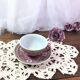 Chinese Cup and saucer Wan Shou Wu Jiang vintage