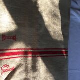 Old hemp canvas bag