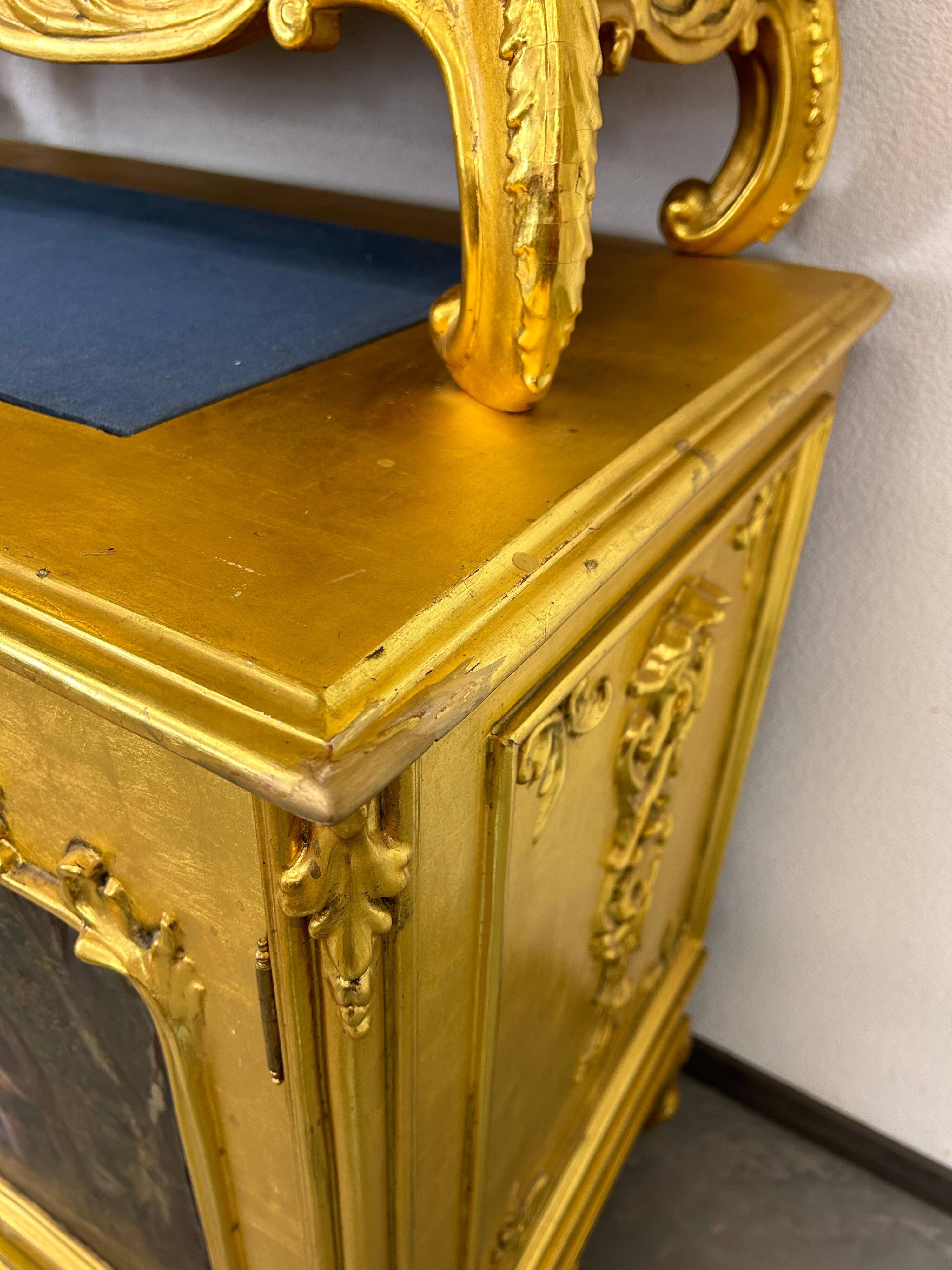 Enfilade Rococo dorée XVIIIe siècle